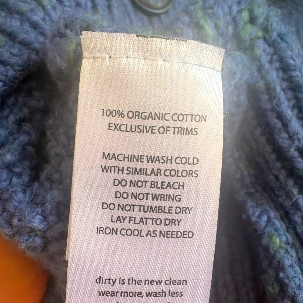 NWT Toad & Co W's TwigTree Button Back Sweater- Pacific Blue - Picture 4 of 6